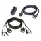 1.8M USB DVI-D Dual Link Dual Display Secure KVM Cable Kit