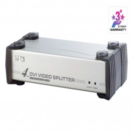 4-Port DVI/Audio Splitter