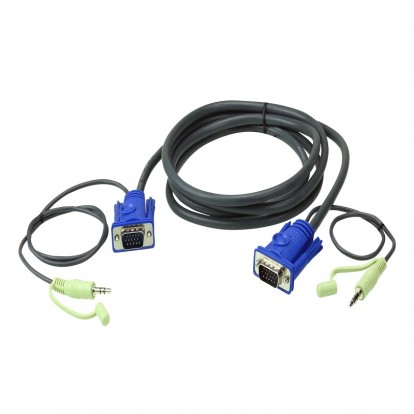 10M VGA Cable with 3.5mm Stereo Audio