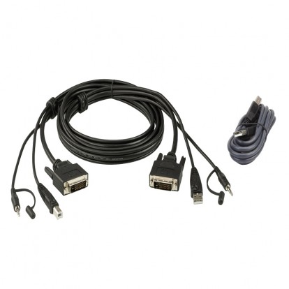 1.8M USB DVI-D Dual Link Secure KVM Cable Kit