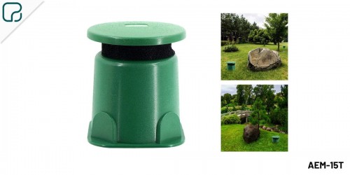 Garden speaker, mushroom type,  two-way (5+0,5''), 20 W RMS (20 & 10 W), 100 V, green