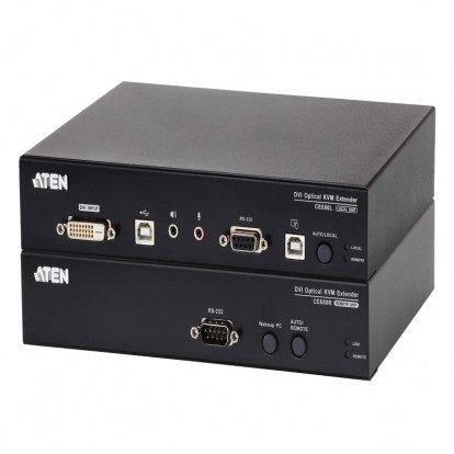 USB DVI Optical KVM Extender (1920 x 1200@600m)