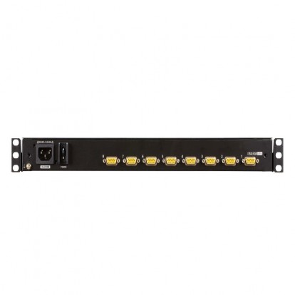 8-Port PS/2-USB VGA Single Rail WideScreen LCD KVM Switch