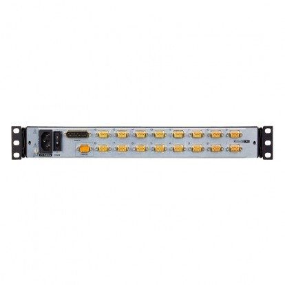 16-Port PS/2-USB VGA Dual Rail LCD KVM Switch