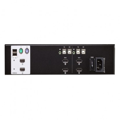 2-Port USB DisplayPort Dual Display Secure KVM Switch (PSS PP v3.0 Compliant)