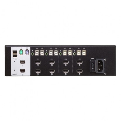 4-Port USB DisplayPort Dual Display Secure KVM Switch (PSS PP v3.0 Compliant)