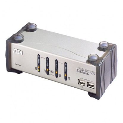 4-Port PS/2-USB VGA/Audio KVMP™ Switch