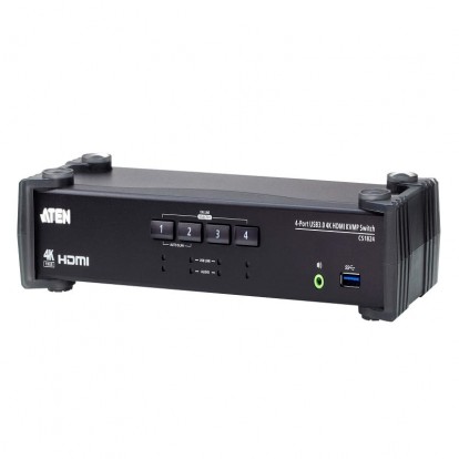 4-Port USB 3.0 4K HDMI KVMP™ Switch with Audio Mixer Mode