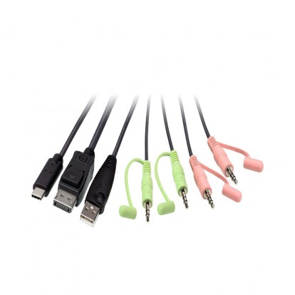 Port Usb C Displayport Hybrid Cable Kvm Switch