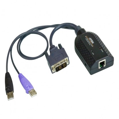 USB DVI Virtual Media KVM Adapter with Smart Card Support