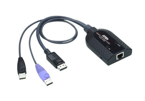 USB DisplayPort Virtual Media KVM Adapter (Support Smart Card Reader and Audio De-Embedder)