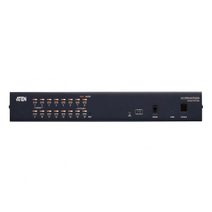 1-Local/Remote Share Access 16-Port Multi-Interface Cat 5 KVM over IP Switch