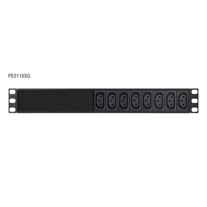 1U Basic PDU with Surge Protection