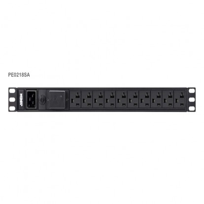 1U Basic PDU with Surge Protections