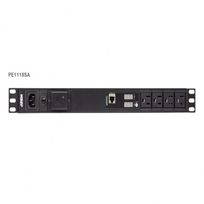 Basic Metered 1U PDU with Surge Protection