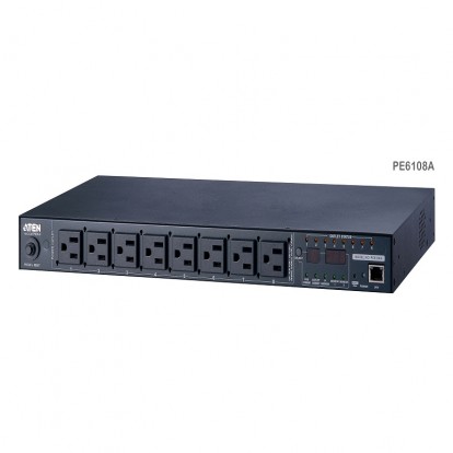 15A/10A 8-Outlet 1U Metered & Switched eco PDU