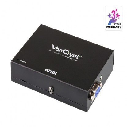 VGA/Audio Cat 5 Receiver with Deskew (1280 x 1024@300m)