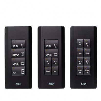 ATEN Control System - 8-button Keypad (US, 1 Gang)