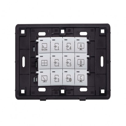 12-Key Network Remote Pad (EU, 2 Gang)