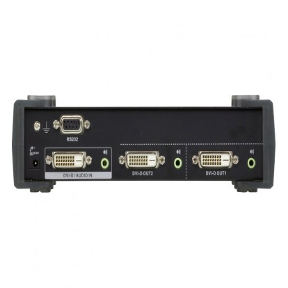 2-Port DVI Dual Link/Audio Splitter